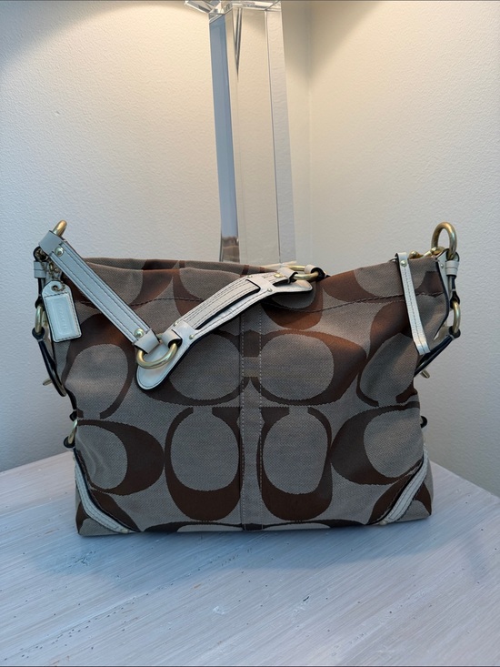 Coach Handbags - Y2K Coach Carly Signature Hobo Bag